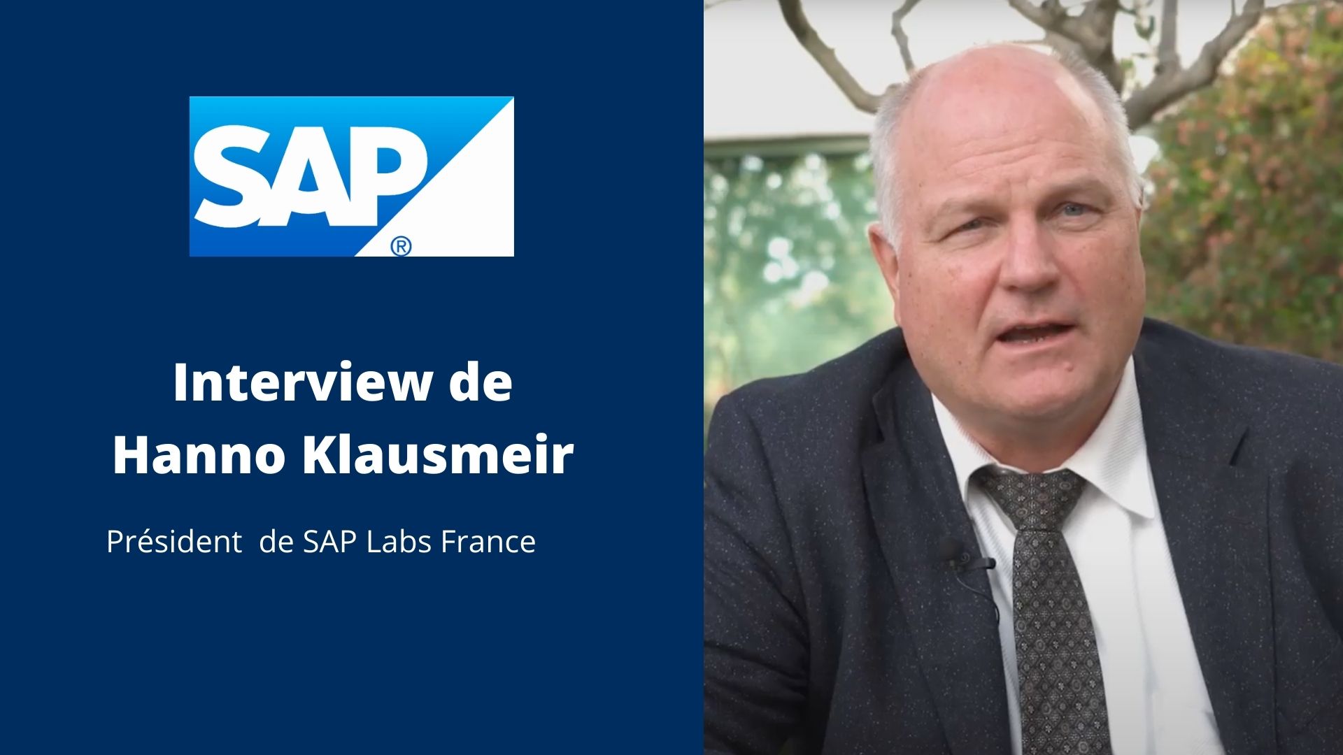 Hanno Klausmeir, président de SAP Labs France - électrique